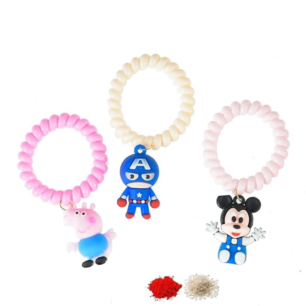 Twist & Charm Rakhi Bands (Set of 4)