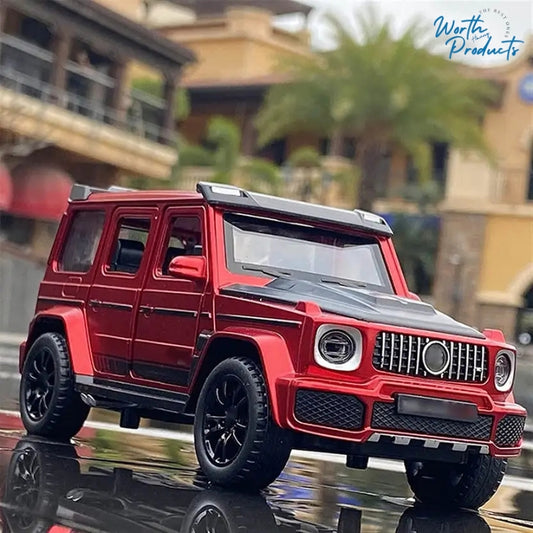 Mercedes G Wagon Die Cast Metal Replica with Lights and Sound
