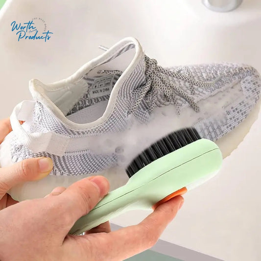Multifunctional Liquid Shoe Cleaning Brush with Soap Dispenser