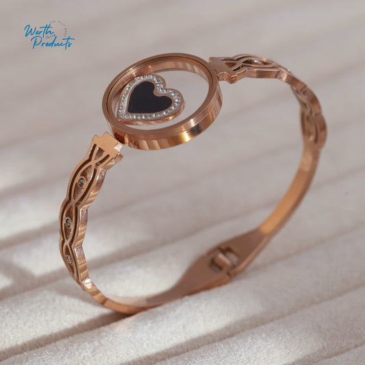 Heart Locket Transparent Bracelet