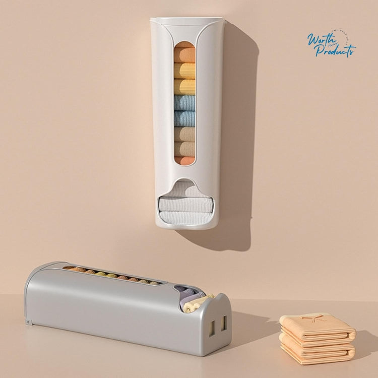Wall-Mounted Sock Storage Organizer (Set of 2)