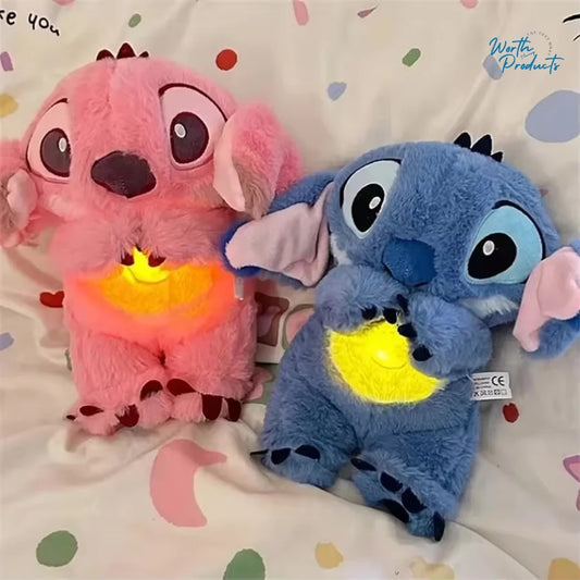Stitch Sleeping Breathing Teddy with Music