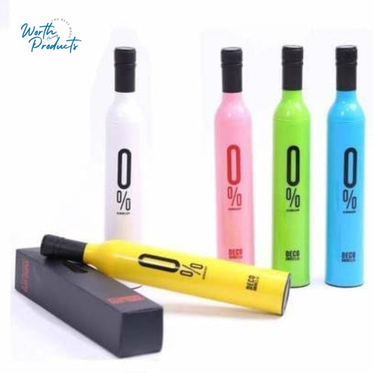 Compact and Foldable Bottle Shape Umbrella