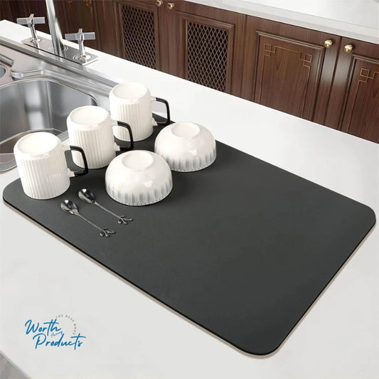 Water Absorbent Mat for Kitchen (Pack of 2)
