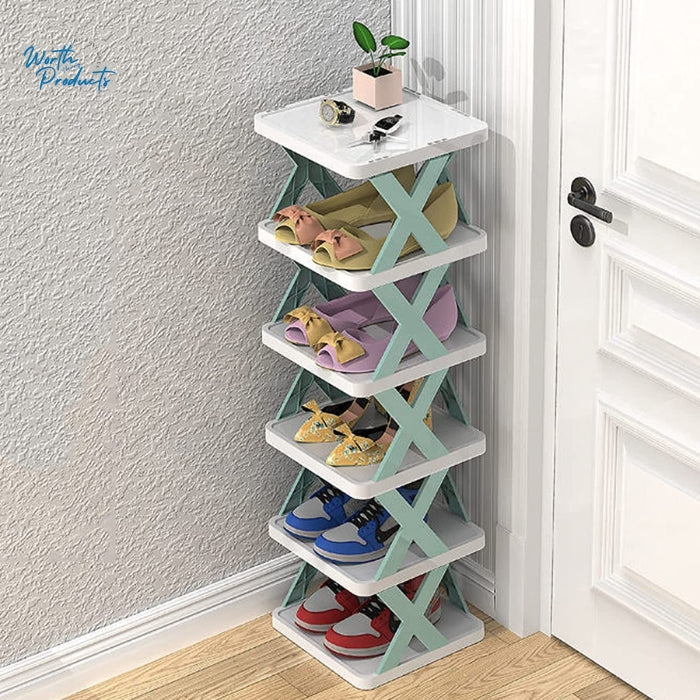 6 Layer Foldable Shoe Rack