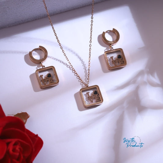 Elegant Necklace & Earrings Set