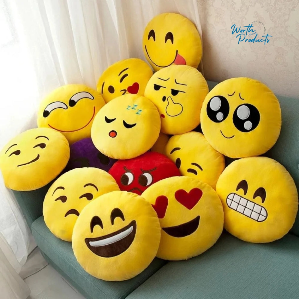 WHP™ – Round Shape Emoji Cushion
