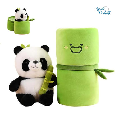 Cute Panda Bamboo Plush Toy