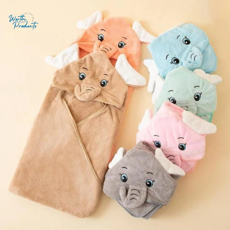 Soft Baby Blanket with Hood