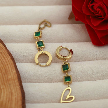 Gold-plated Hanging Earrings