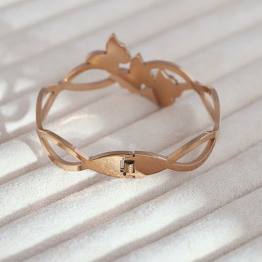 Butterfly Rose Gold Bracelet