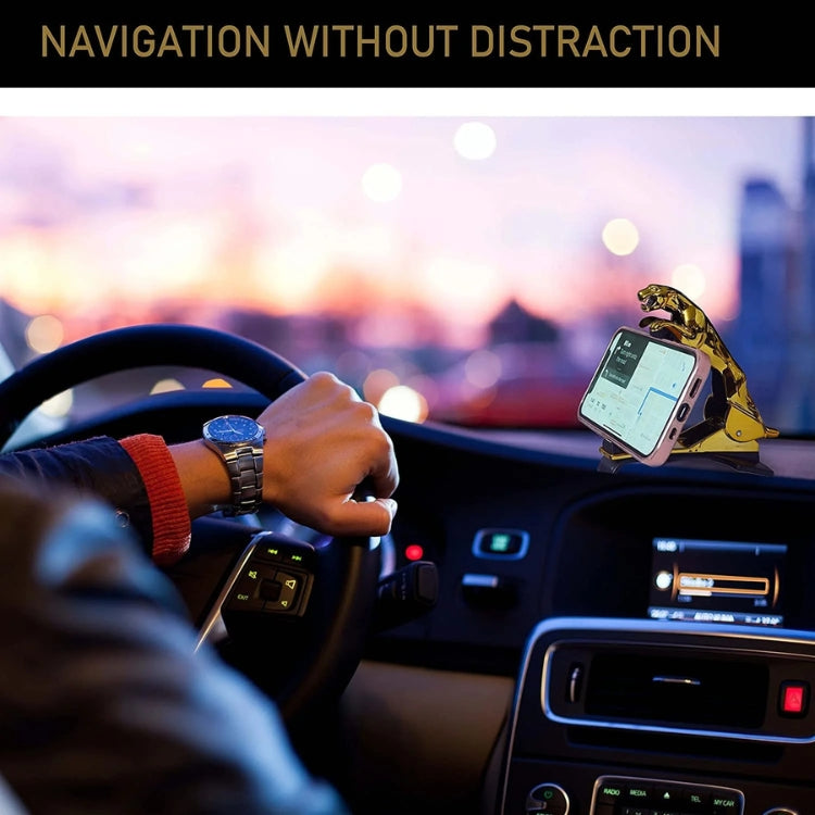 Jaguar Car Mobile Holder with 360 Degree Rotation