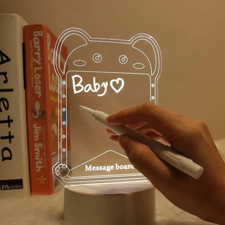 WHP™ – Creative 3D Acrylic Message Board with Pen