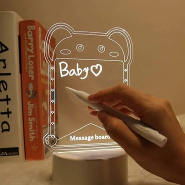 Creative 3D Acrylic Message Board with Pen