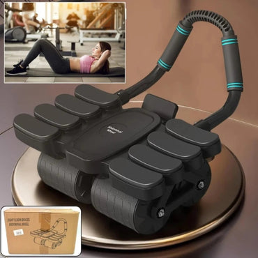 Abdominal Wheel With 8 Elbow Supports