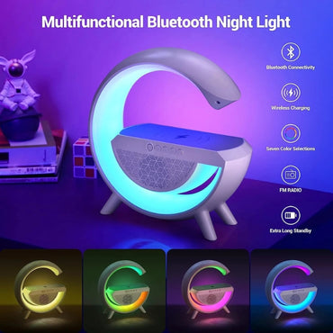 Intelligent LED Table Lamp with Wireless Charger