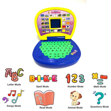 Kids Computer Toy with Alphabet Charts