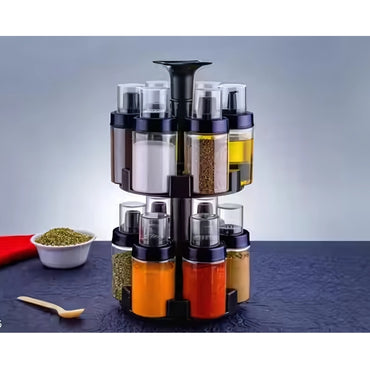 12 in 1 Revolving Spice Masala Rack