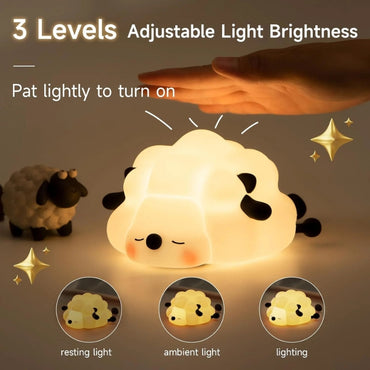 Rechargeable LED Sleeping Sheep Nightlight
