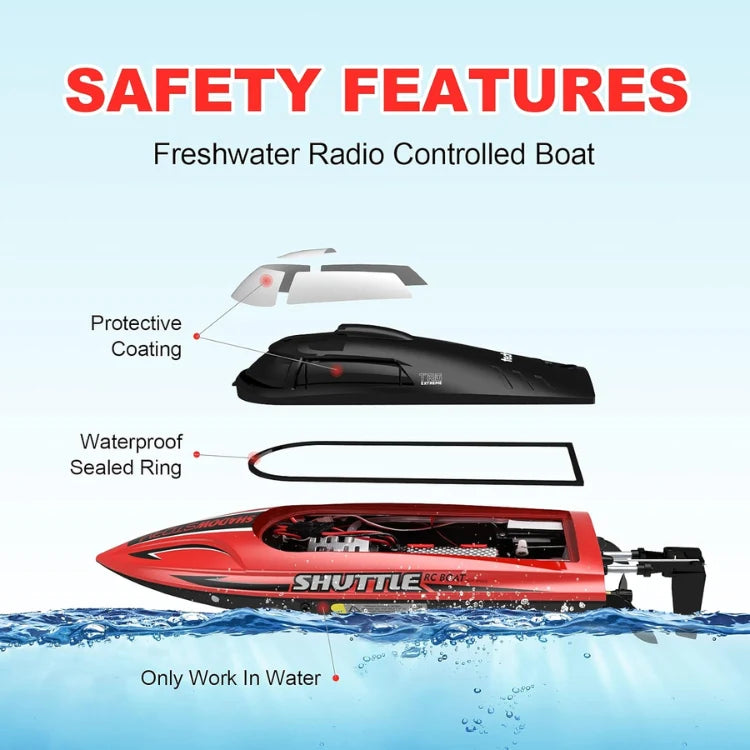 Remote-Controlled Self-Righting RC Boat