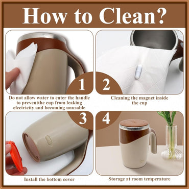 Rechargeable Self-Stirring Coffee Mug