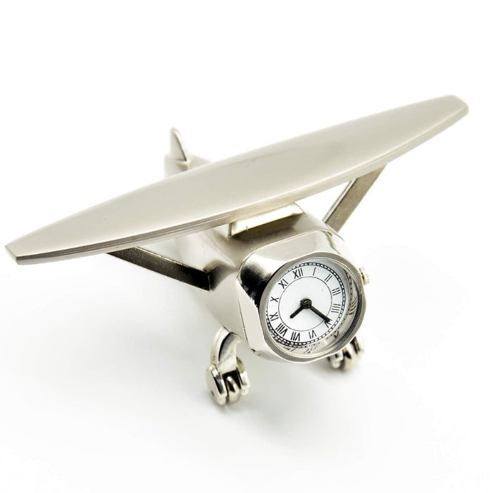 Airplane Table Clock Showpiece