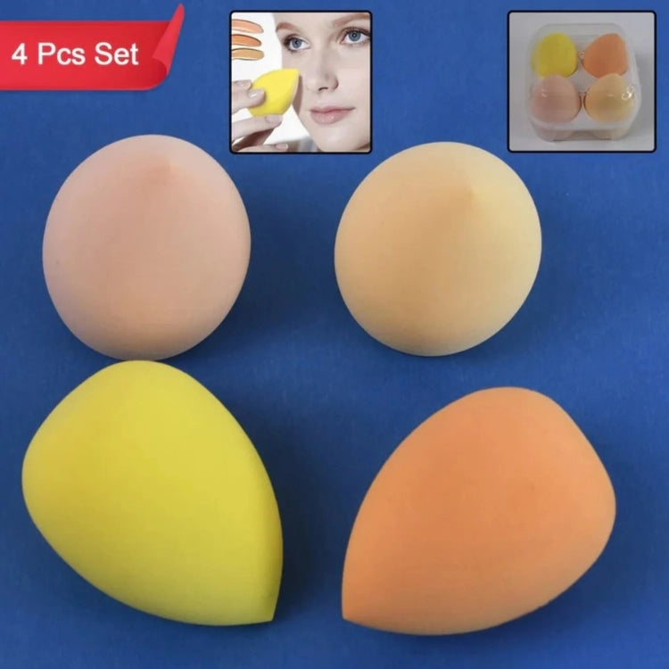Makeup Sponges Set (4 Pcs Set With Case)