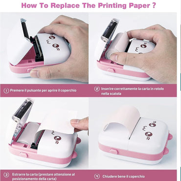 Cute Mini Bluetooth Thermal Printer