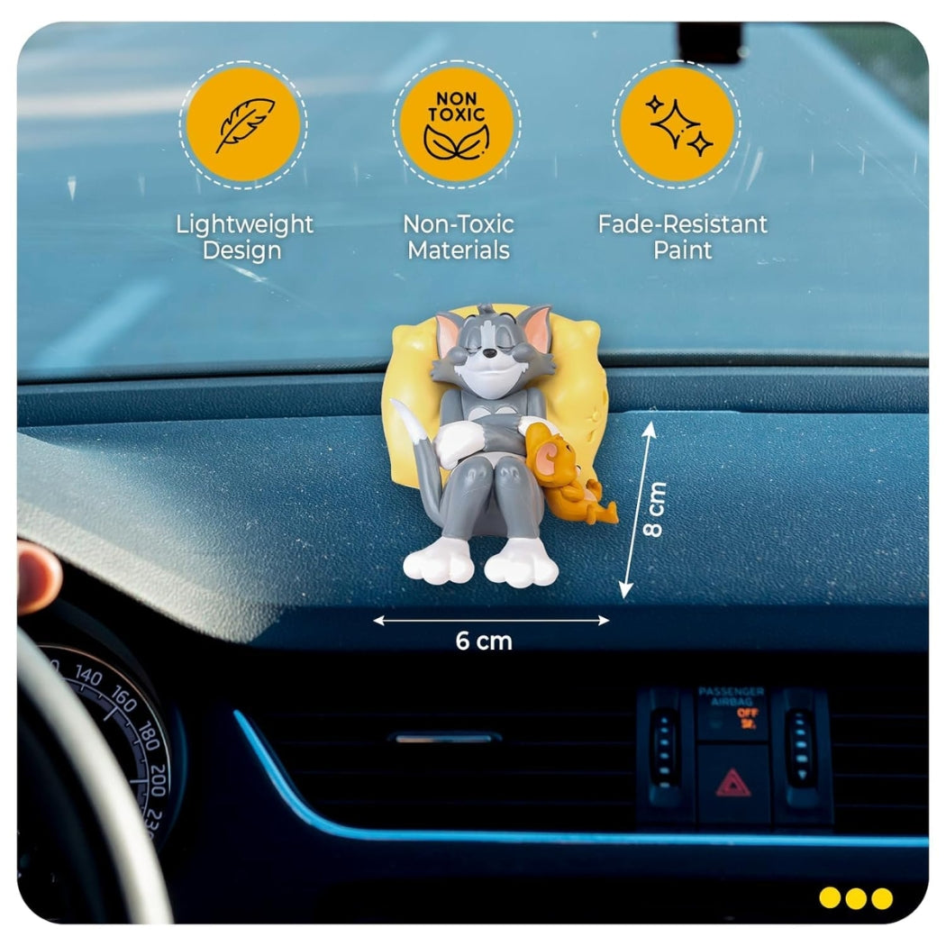Sleeping Tom & Jerry Car Dashboard Figurine