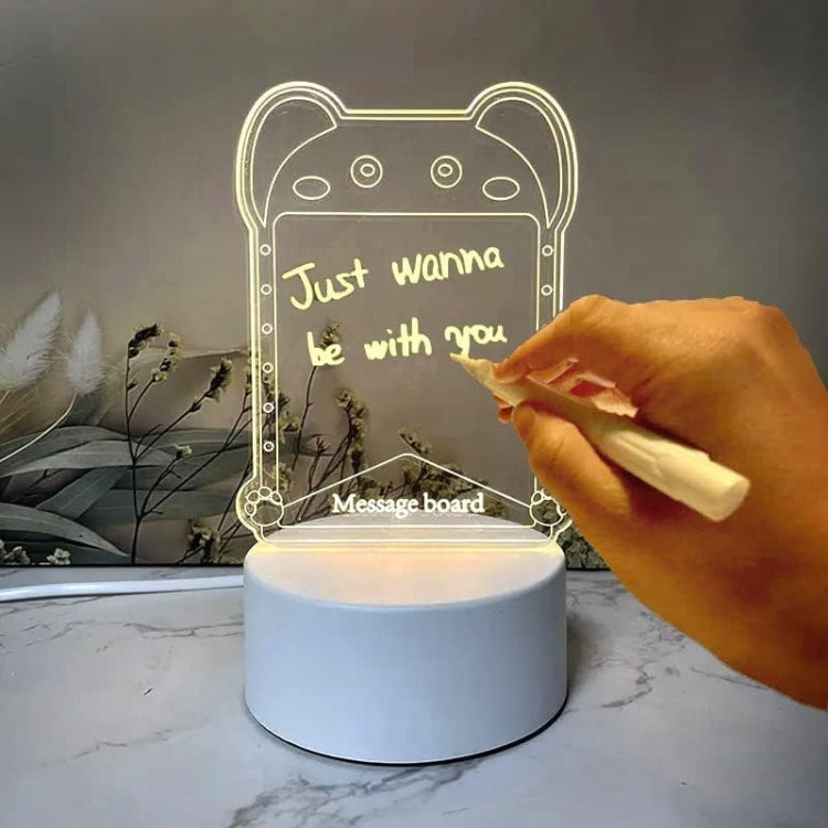 WHP™ – Creative 3D Acrylic Message Board with Pen
