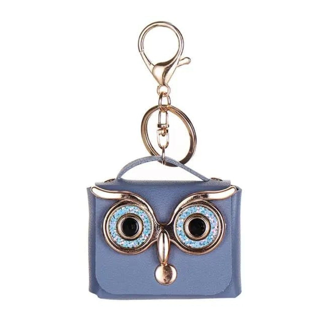 OwlEye Mini Coin Purse Keychain