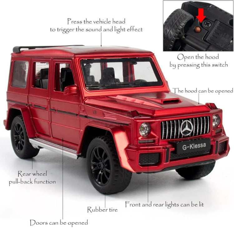 WHP™ – Mercedes G Wagon Die Cast Metal Replica with Lights and Sound