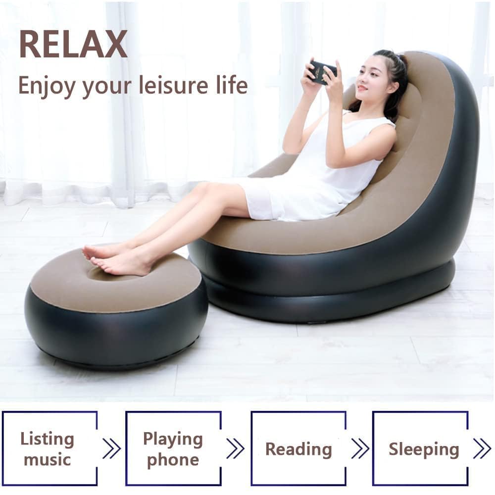 WHP™ – Inflatable Lounge Chair with Footstool