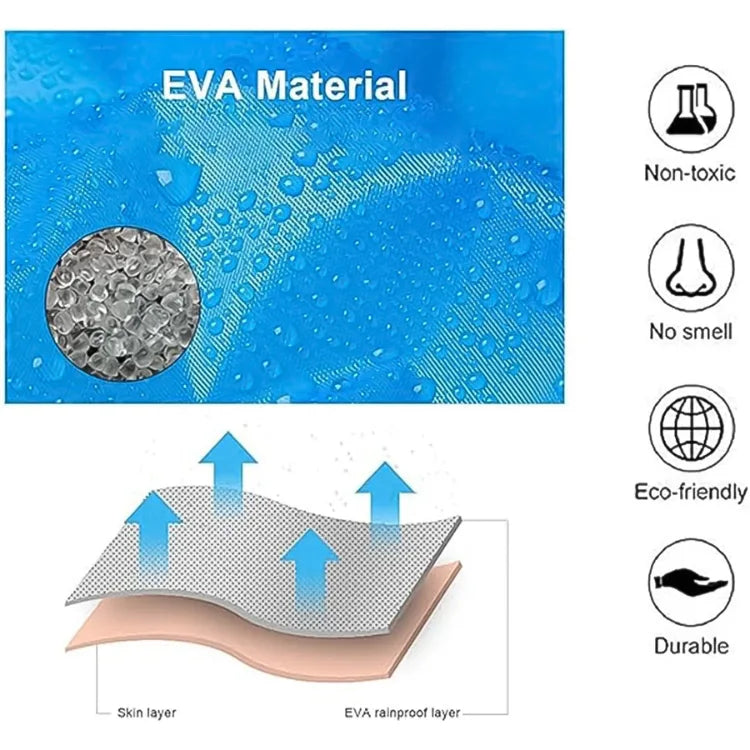Eva Portable and Reusable Raincoat