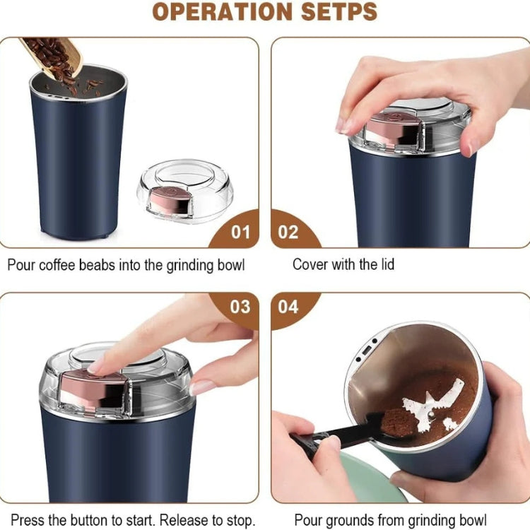 WHP™ – One-Touch Push-Button Coffee Grinder