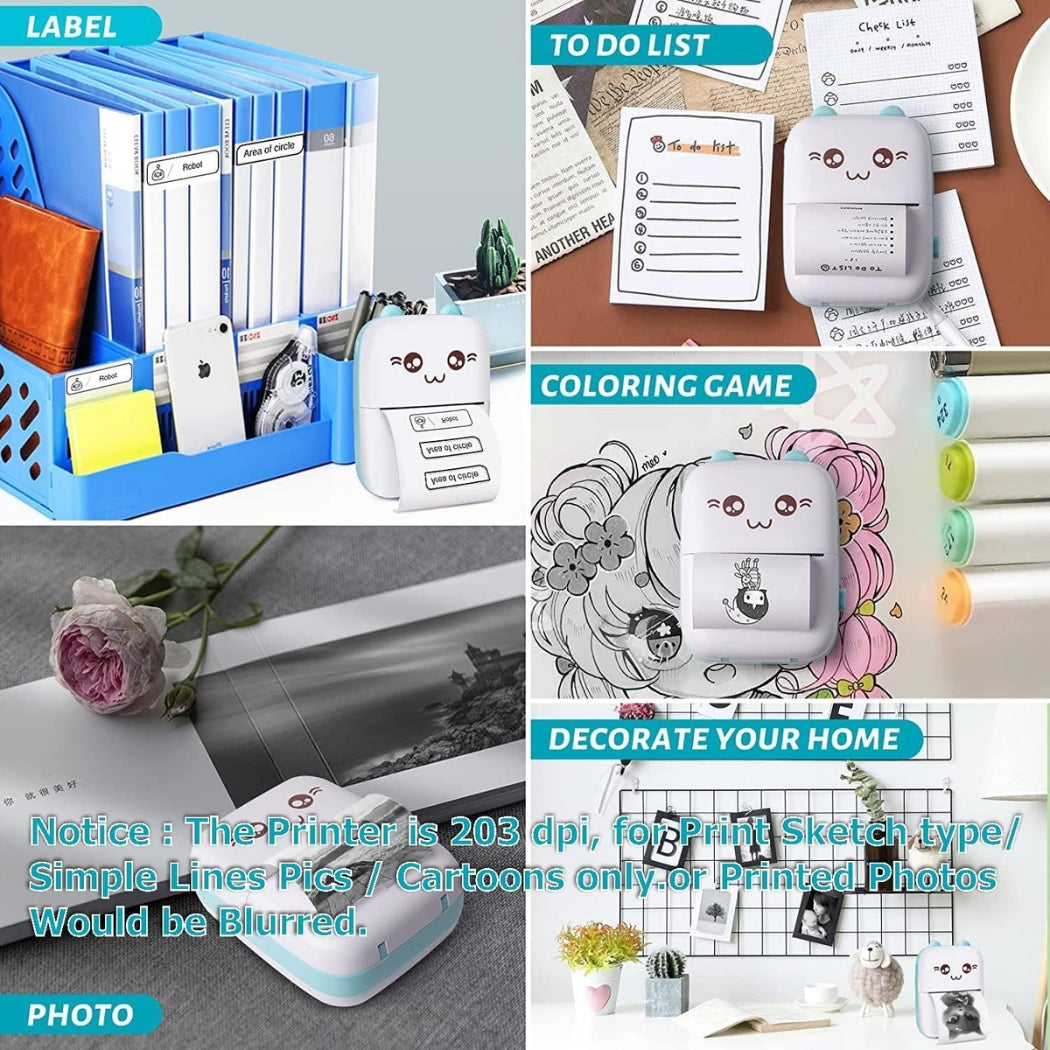 WHP™ – Cute Mini Bluetooth Thermal Printer