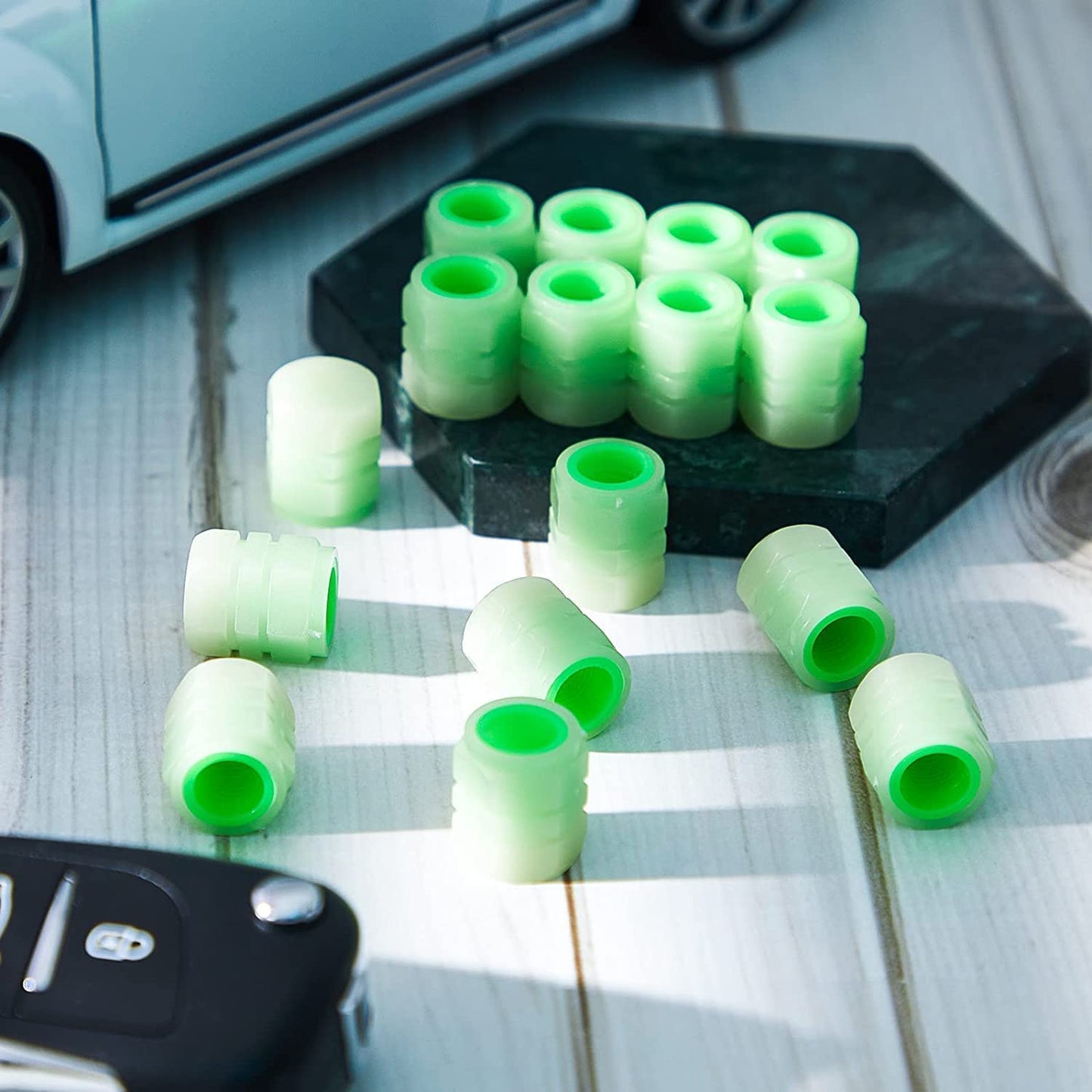 WHP™ – Plastic Tyre Valve Cap for Car (Cylinder) (PACK OF 4)