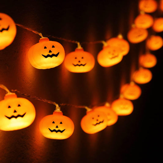 Halloween Decorations Pumpkin String Lights