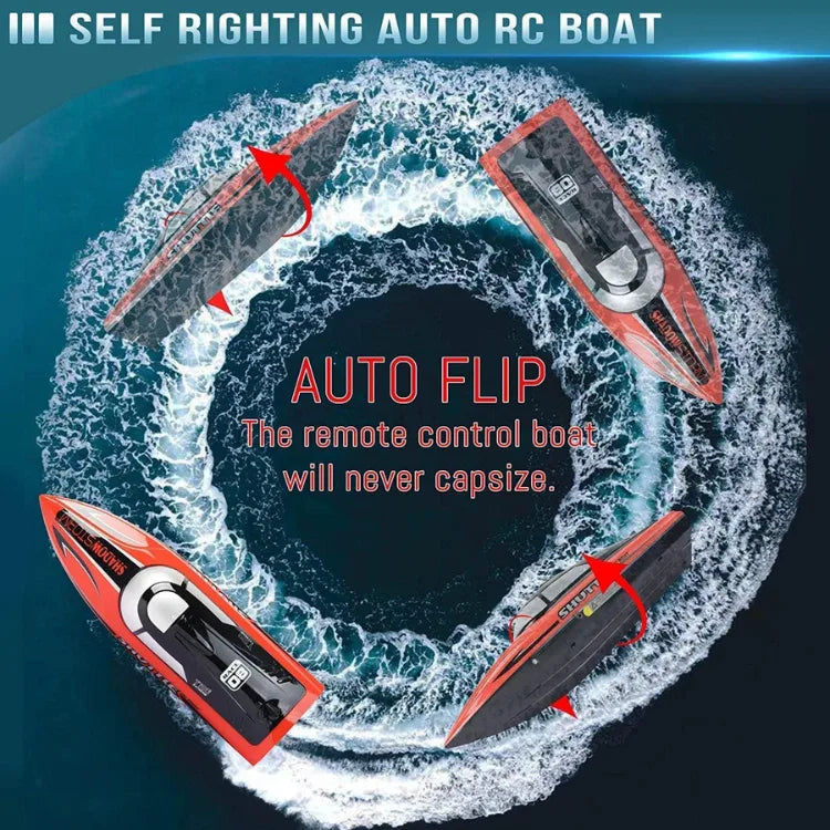 Remote-Controlled Self-Righting RC Boat