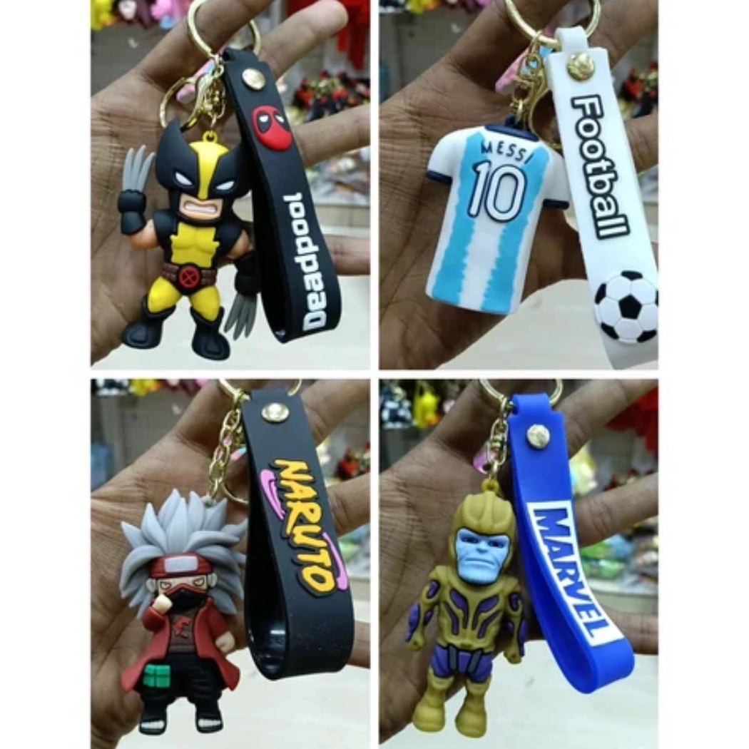 Superhero, Anime & Sports Keychains
