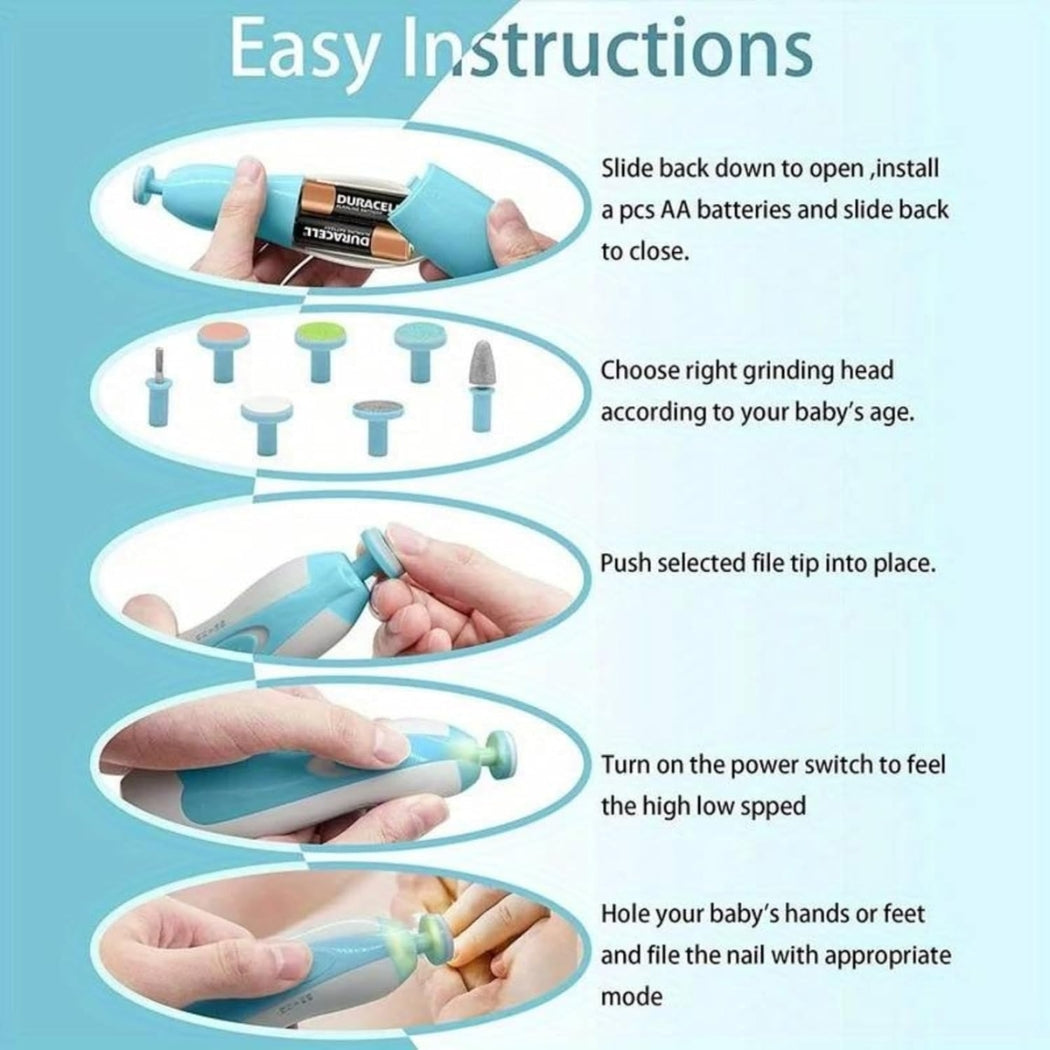 WHP™ – Electric Baby Nail Cutter Set