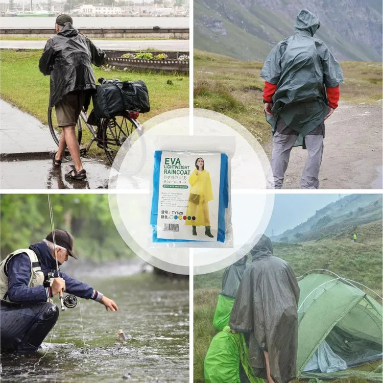 Eva Portable and Reusable Raincoat
