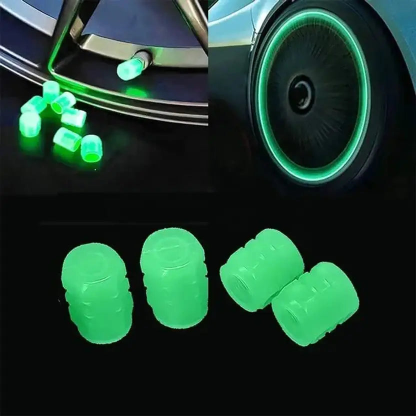 WHP™ – Plastic Tyre Valve Cap for Car (Cylinder) (PACK OF 4)