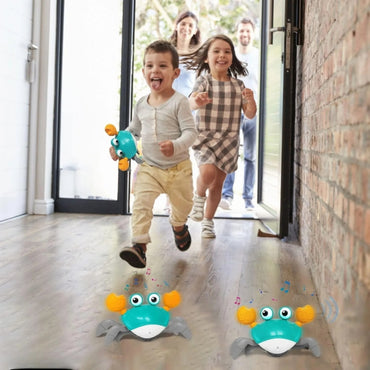Crawling Crab Musical Toy with Led Lights