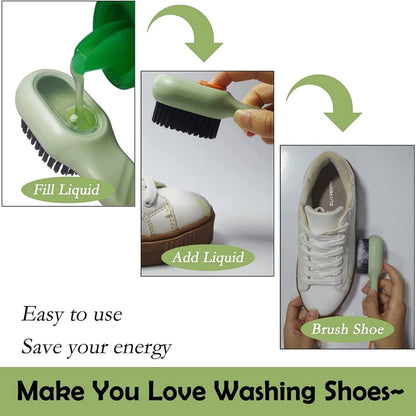 WHP™ – Multifunctional Liquid Shoe Cleaning Brush with Soap Dispenser