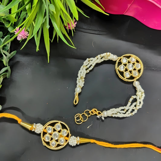 Royal Radiance Rakhi Pair