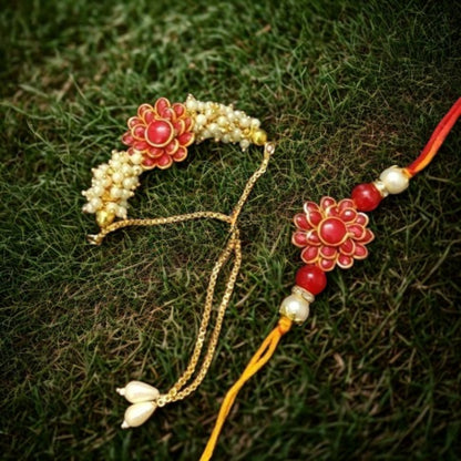 Blossom Bond Rakhi Pair (Set of 2)