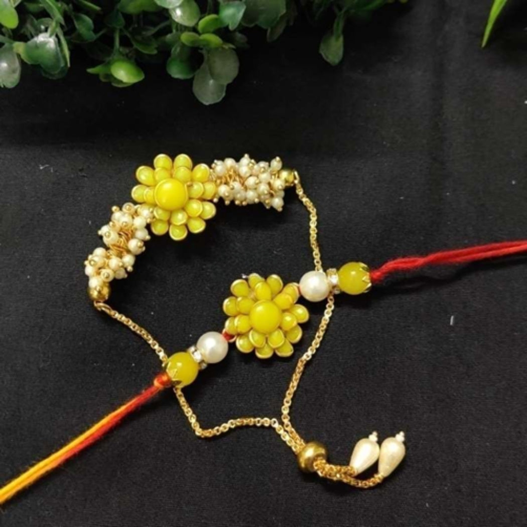 Blossom Bond Rakhi Pair (Set of 2)