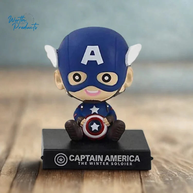 WHP™ – Captain America Action Figure Bobblehead
