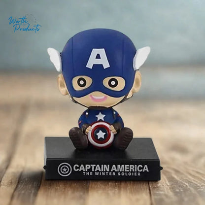 WHP™ – Captain America Action Figure Bobblehead